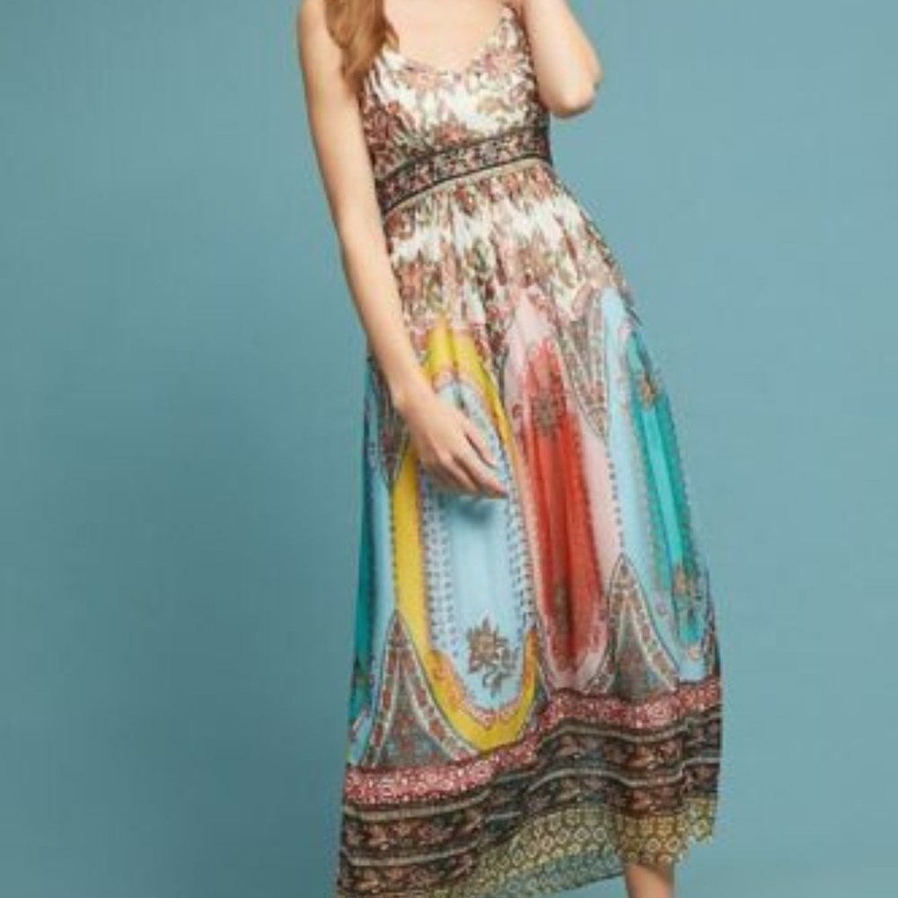 Anthropologie Virginia Maxi Dress, NWOT